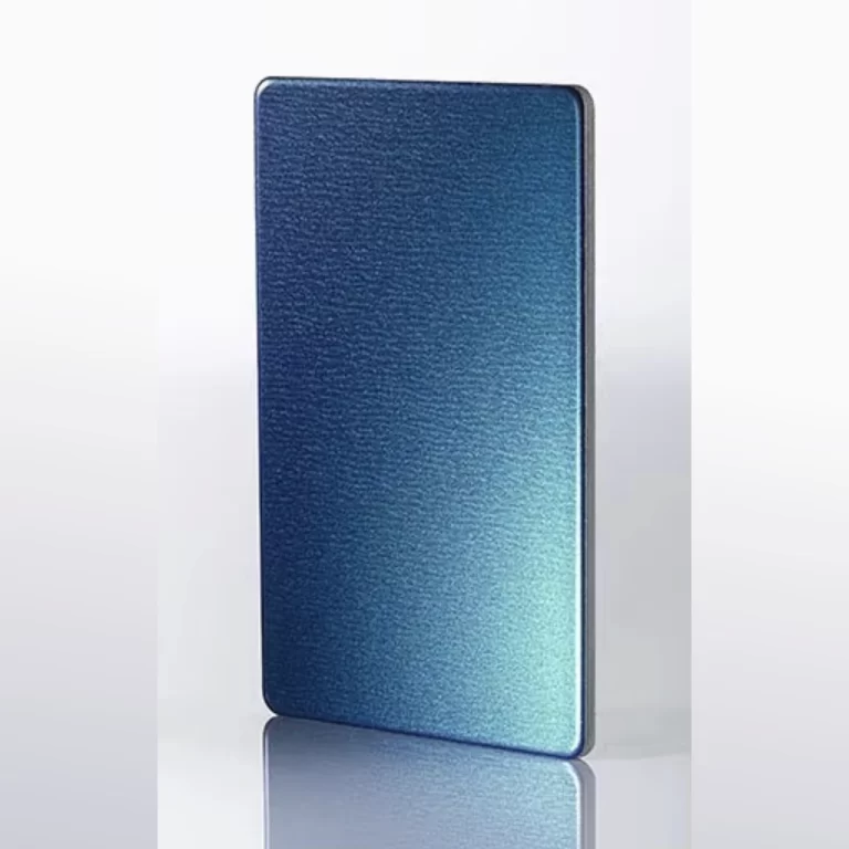 Blue-Silver Chameleon Aluminum Composite Panel