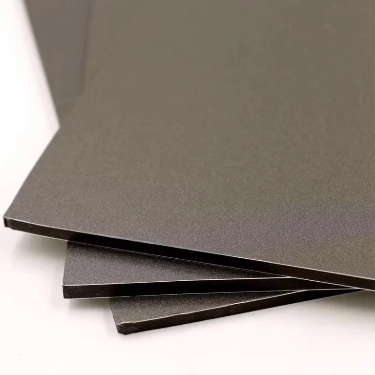 Matte Dark Grey Aluminum Composite Panel