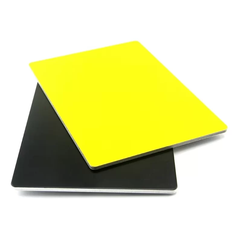 Wholesale Yellow Black Matte Aluminum Composite Panel