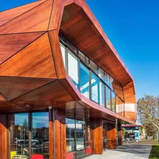 Wood Fish Aluminum Composite Panel Siding