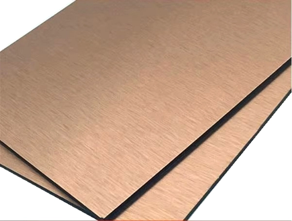 brushed aluminum composite panel