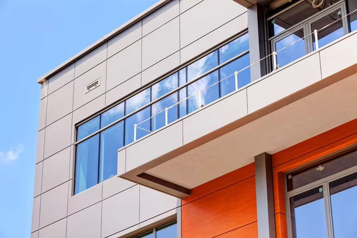exterior aluminum composite panel siding