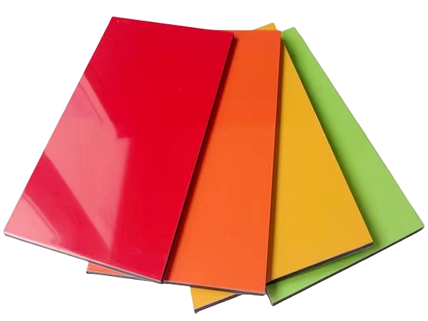 high gloss aluminum composite panel