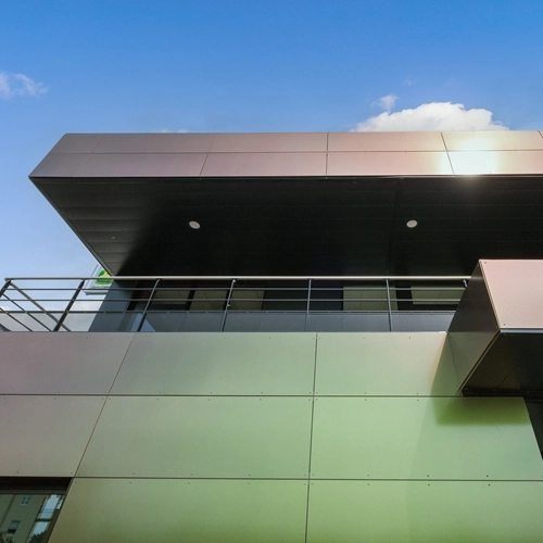 chameleon aluminum composite panel wall