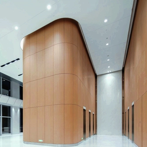 interior aluminum composite panel wood finishing